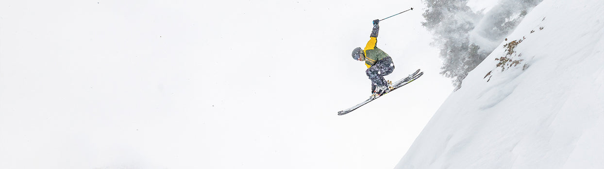skier in nomad kit