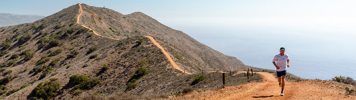 running along catalina ridge