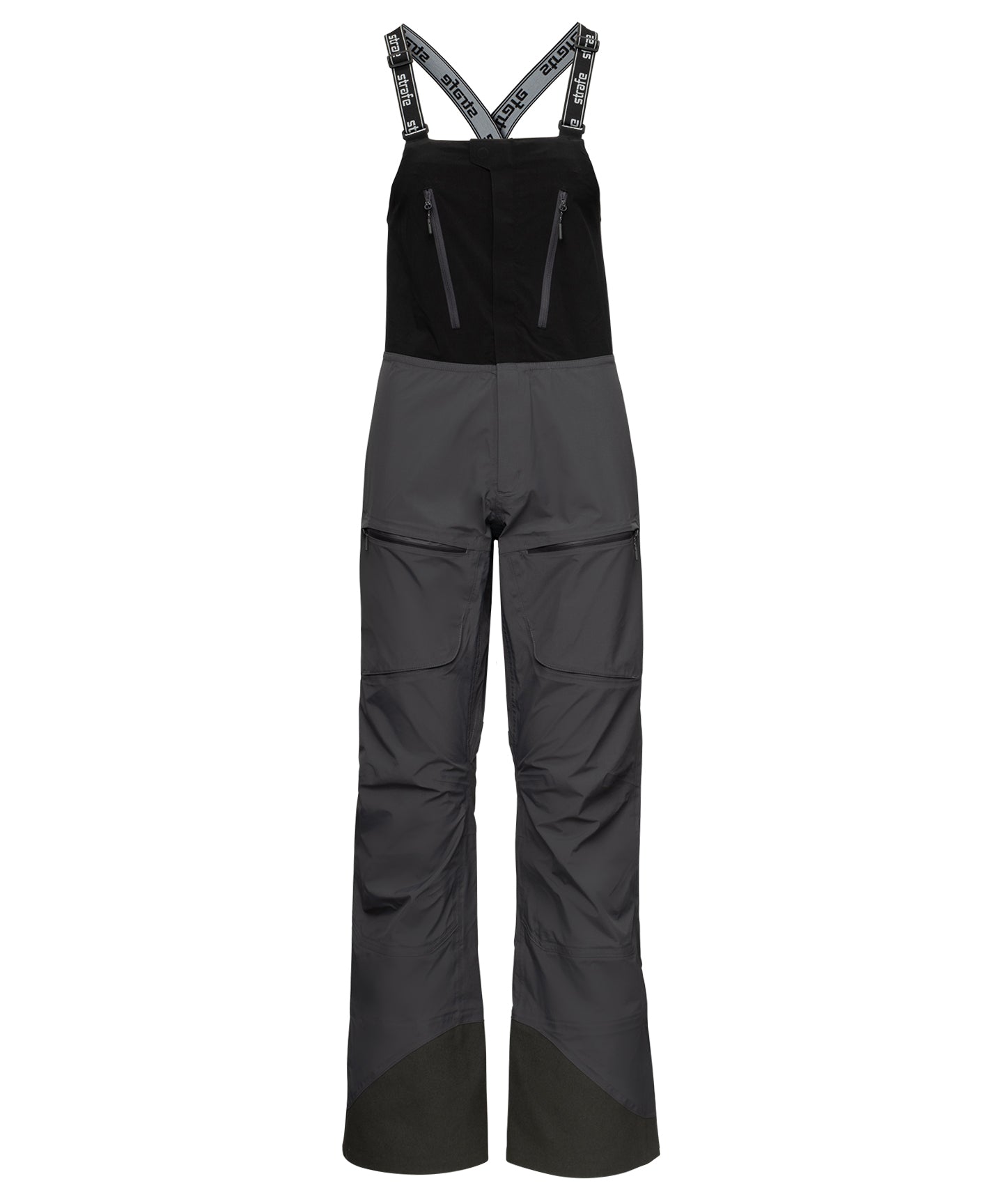 strafe outerwear fall/winter 23/24 collection womens scarlett bib pant in blackout tie dye