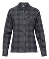 studio image of strafe outerwear summer 2023 ws durant flannel in charcoal plaid