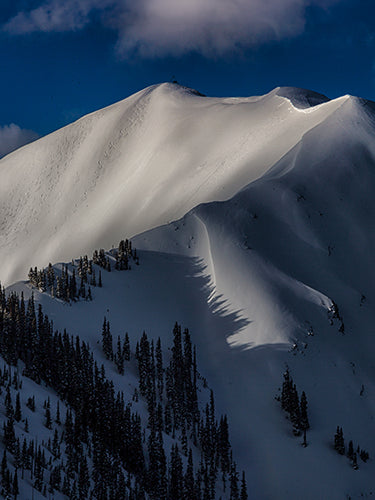 snowy highland bowl scenic