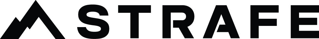 strafe horizontal logo black