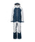 studio image of strafe outerwear 2023 ms sickbird 3l shell suit in battleship color