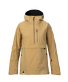 studio image of strafe outerwear 2023 lynx 3l shell pullover in dune color