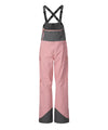 studio image of strafe outerwear 2023 scarlett 3l shell bib in blush color
