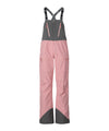 studio image of strafe outerwear 2023 scarlett 3l shell bib in blush color