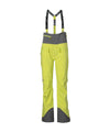 studio image of strafe outerwear 2023 willow 3l shell half bib in citrus color
