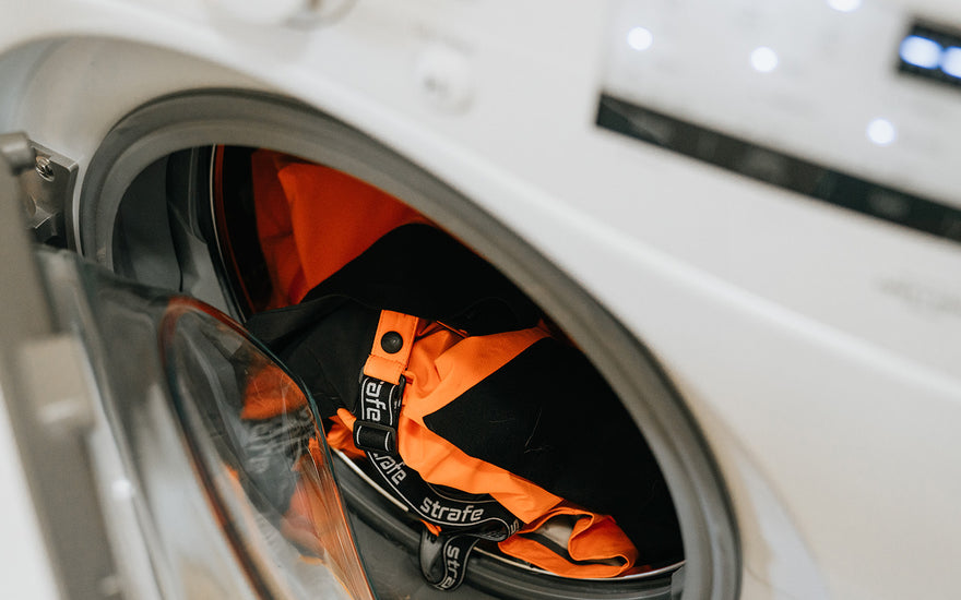 Ski outerwear in washing machine