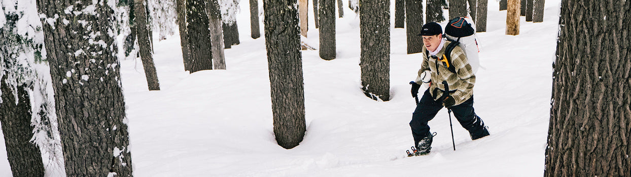 ski touring in ms mountain time flannel