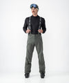 on-model image of strafe outerwear fall/winter 23/24 collection men&#39;s capitol pant in charcoal