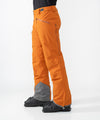 on-model image of strafe outerwear fall/winter 23/24 collection mens summit pant in amber