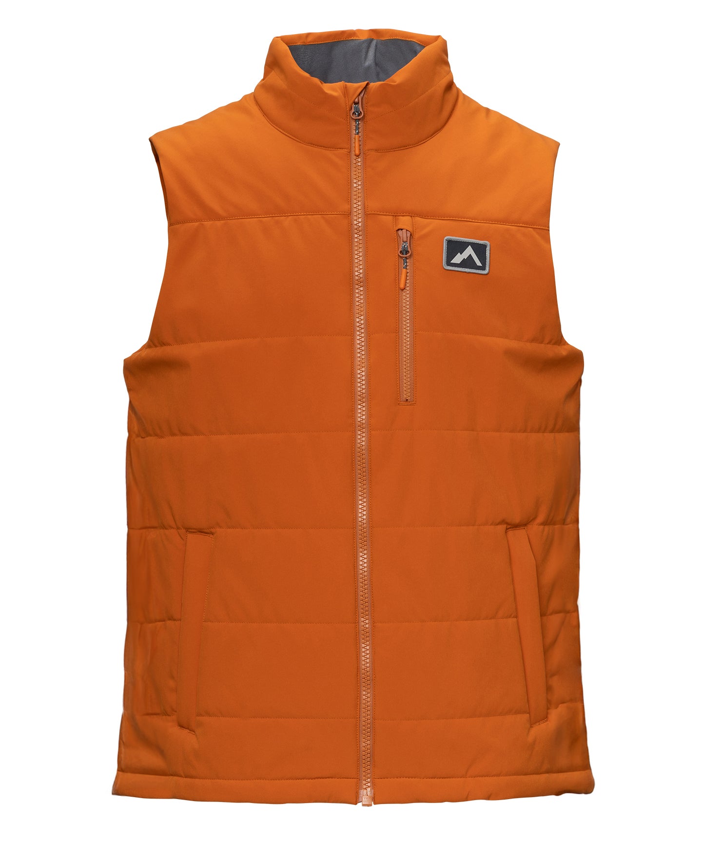 strafe outerwear fall/winter 23/24 collection shadow mountain vest in amber