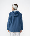 on-model image of strafe outerwear fall/winter 22/23 collection cham pullover in deep navy