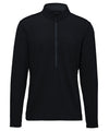 studio image of strafe outerwear 2023 ms basecamp half zip in black color