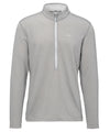 studio image of strafe outerwear 2023 ms basecamp half zip in frost grey color