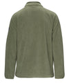 strafe outerwear fall/winter 23/24 collection mens ajax snap fleece mid-layer in moss