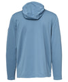 strafe outerwear fall/winter 23/24 collection mens basecamp full zip baselayer in storm cloud blue