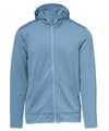 strafe outerwear fall/winter 23/24 collection mens basecamp full zip baselayer in storm cloud blue