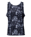 studio image of strafe outerwear summer 2023 ms skyline tank in blackout tie dye