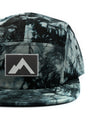 strafe outerwear fall/winter 23/24 collection banger trail hat in blackout tie dye