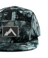 strafe outerwear fall/winter 23/24 collection banger trail hat in blackout tie dye 