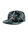 strafe outerwear fall/winter 23/24 collection banger trail hat in blackout tie dye