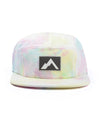 strafe outerwear fall/winter 23/24 collection banger trail hat in cotton candy tie dye 