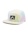 strafe outerwear fall/winter 23/24 collection banger trail hat in cotton candy tie dye 