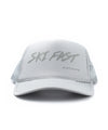 strafe outerwear fall/winter 23/24 collection ski fast trucker hat in frost grey 