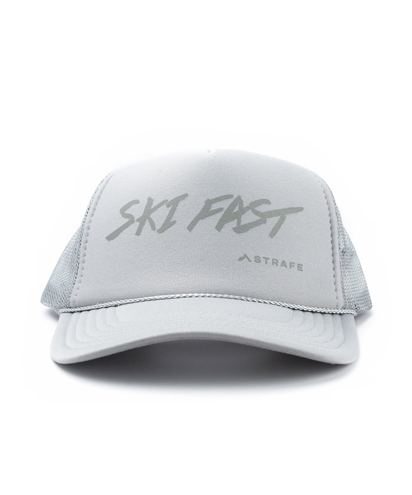 strafe outerwear fall/winter 23/24 collection ski fast trucker hat in black 