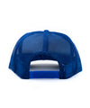 strafe outerwear fall/winter 23/24 collection mega trucker hat in cobalt