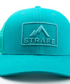 strafe outerwear fall/winter 23/24 collection whiteout hat in lagoon