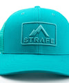 strafe outerwear fall/winter 23/24 collection whiteout hat in lagoon 