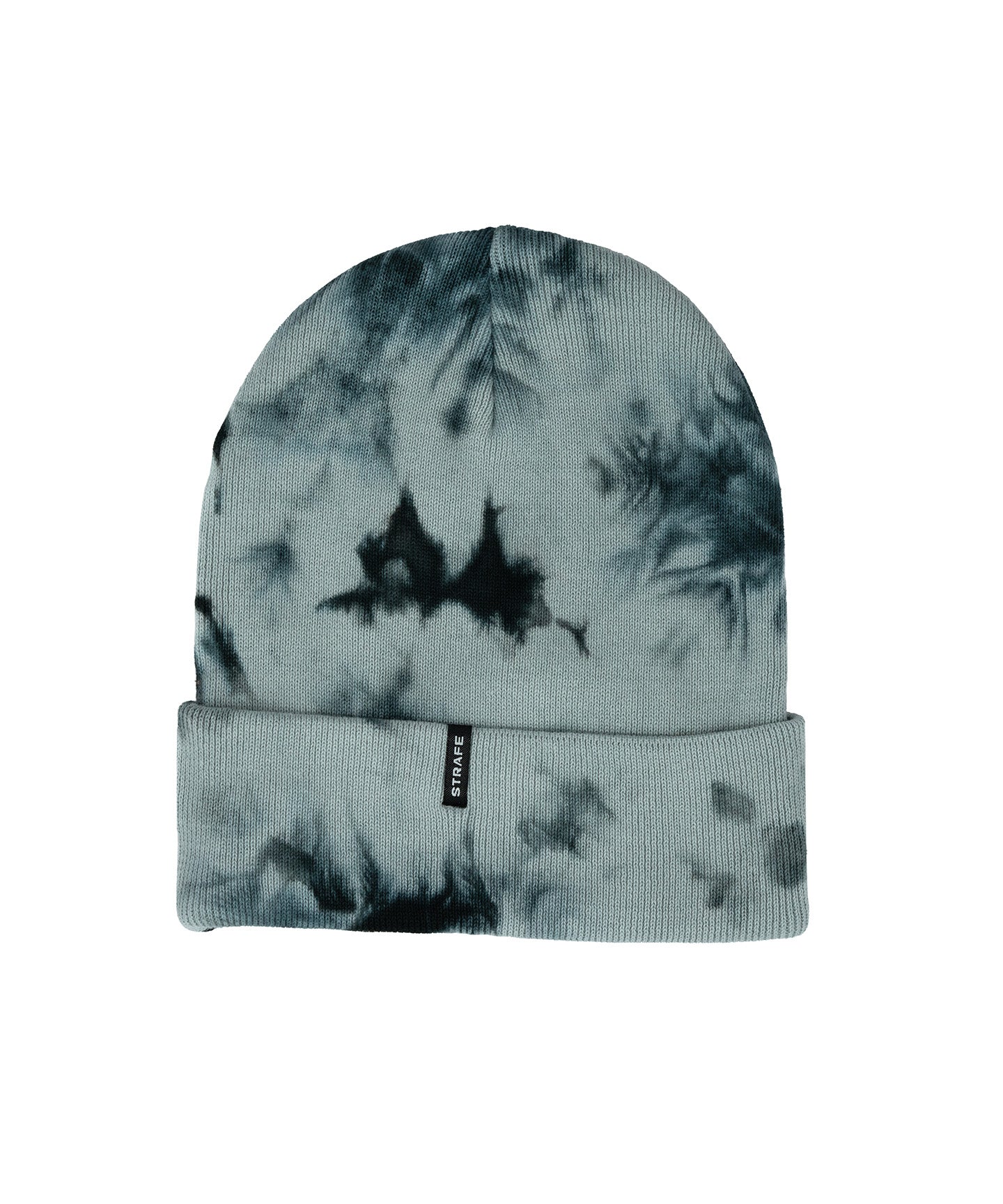 strafe outerwear fall/winter 23/24 collection spirit beanie in blackout tie dye