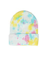 strafe outerwear fall/winter 23/24 collection spirit beanie in cotton candy tie dye 