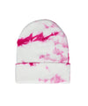 strafe outerwear fall/winter 23/24 collection spirit beanie in fuchsia tie dye 