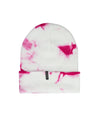 strafe outerwear fall/winter 23/24 collection spirit beanie in fuchsia tie dye 