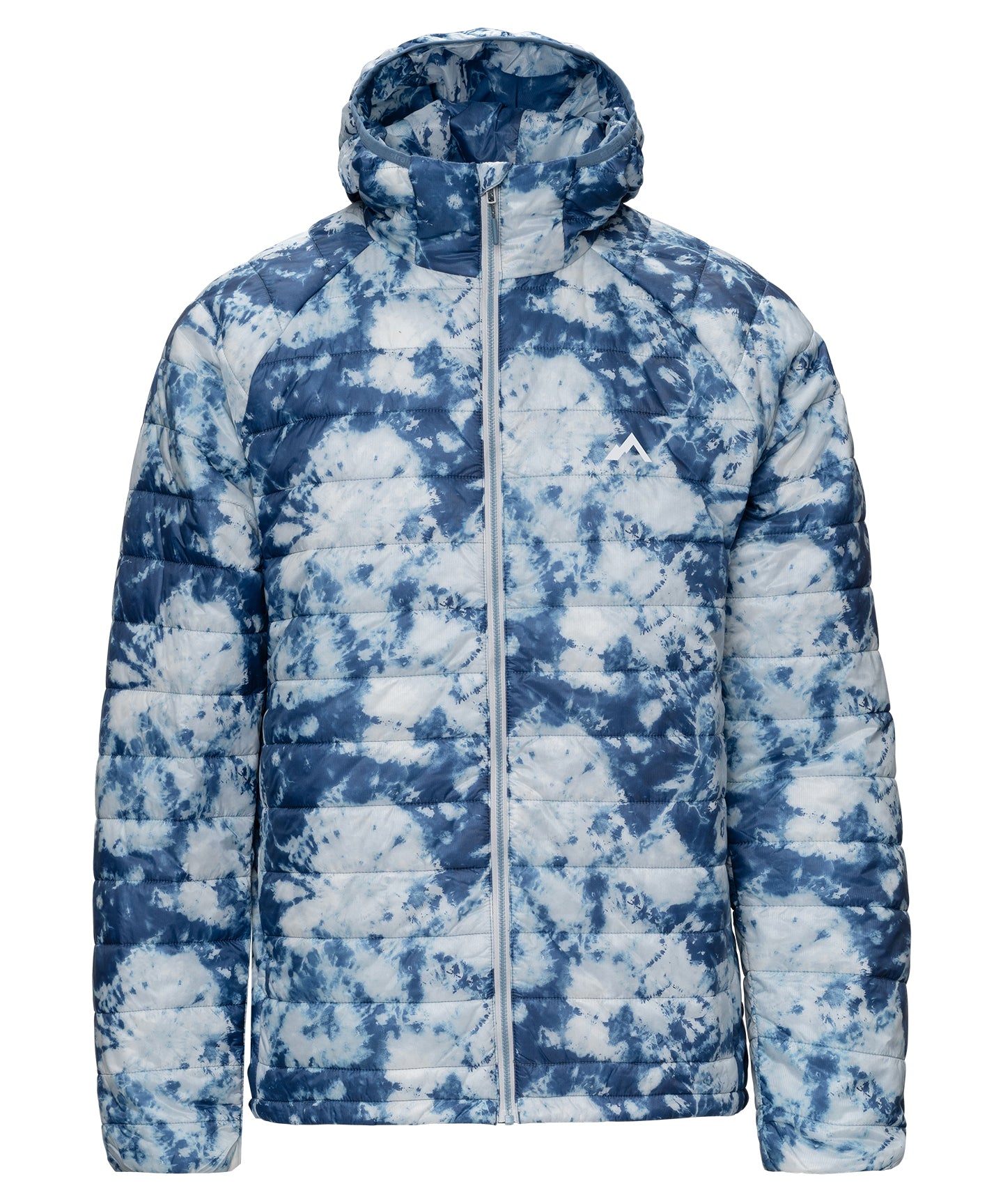 strafe outerwear fall/winter 23/24 collection mens aero insulator in blue tie dye