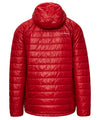 strafe outerwear fall/winter 23/24 collection mens aero insulator in cherry red 