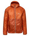 strafe outerwear fall/winter 23/24 collection mens ultralight aero hooded insulator in amber 