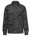 strafe outerwear fall/winter 23/24 collection mens highlands shirt jacket in distressed stealth camo