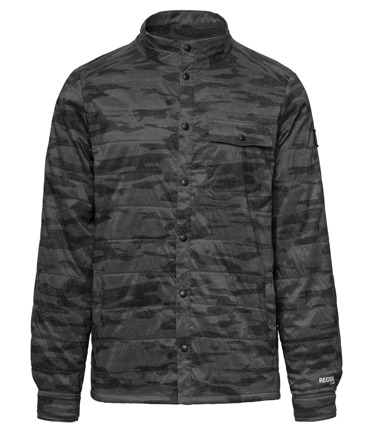 strafe outerwear fall/winter 23/24 collection mens highlands shirt jacket in moss