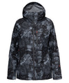 strafe outerwear fall/winter 23/24 collection women&#39;s meadow jacket in blackout tie dye