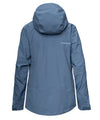 strafe outerwear fall/winter 23/24 collection women&#39;s meadow jacket in storm cloud blue 