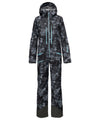 strafe outerwear fall/winter 23/24 collection womens sickbird suit in blackout tie dye