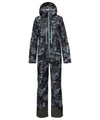 strafe outerwear fall/winter 23/24 collection womens sickbird suit in blackout tie dye 