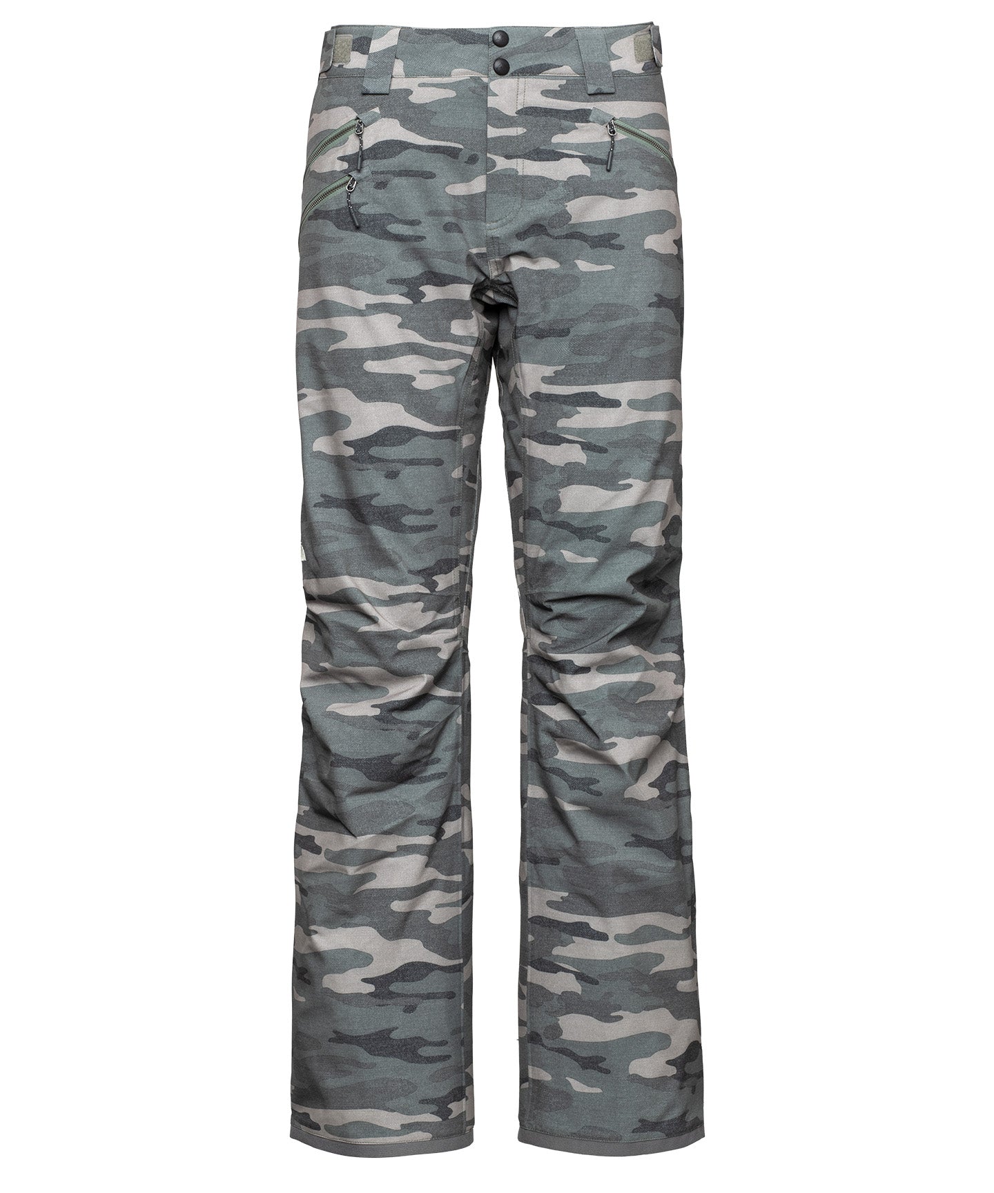 strafe outerwear fall/winter 23/24 collection womens pika pant in distressed moss camo