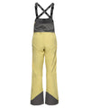 strafe outerwear fall/winter 23/24 collection womens scarlett bib pant in lemon