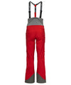 strafe outerwear fall/winter 23/24 collection womens willow half bib in cherry red
