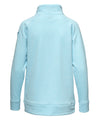 strafe outerwear fall/winter 23/24 collection womens tech wrap collar mid-layer in arctic blue